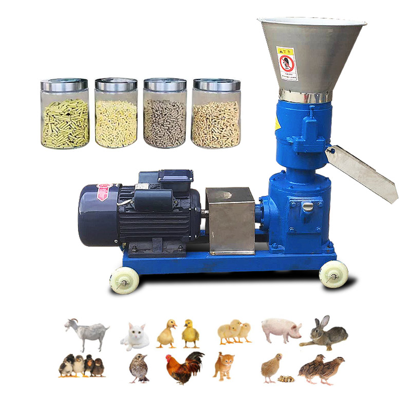 Feed Pelleting Machine can make many kinds of fodder for different kinds of animal fodder . It can make poultry-fodder, pet-fodder, as well as aquaculture-fodder and fishery feed ,which is also called floating feed.
