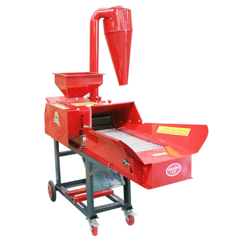 Chaff cutter and grass grinder machine are mainly used to cut and grind corn stalks, bean stalks, forage grass, other crop stalks, as well as corn, soybeans and other cereals. It can also be used for front end production of feed pellet.